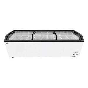Freezer Isla Pozo 1050lt Tgr Vidrio Curvo 9 Canastos 3 Puert