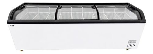 Freezer Isla Pozo 1050lt Tgr Vidrio Curvo 9 Canastos 3 Puert