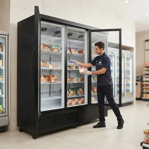Freezer Comercial Vertical 3 Puertas De Vidrio 1600lt Tgr - Imagen 5
