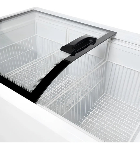 Freezer Isla Pozo 340 Lt Tgr Vidrio Curvo 3 Canastos - Imagen 8