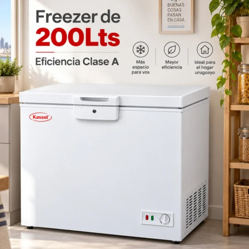 Freezer Horizontal Kassel 200l Clase A Llave - Imagen 2
