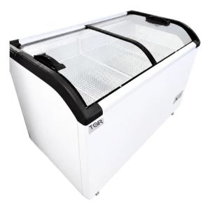 Freezer Isla Pozo 340 Lt Tgr Vidrio Curvo 3 Canastos