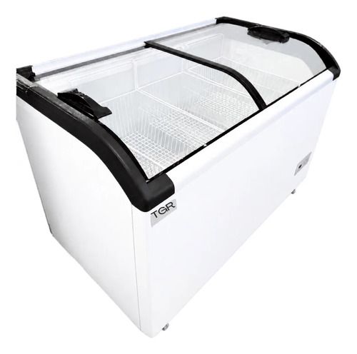 Freezer Isla Pozo 340 Lt Tgr Vidrio Curvo 3 Canastos