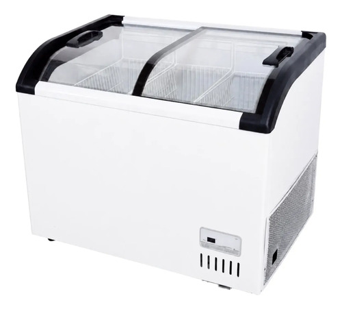 Freezer Isla Pozo 340 Lt Tgr Vidrio Curvo 3 Canastos - Imagen 7