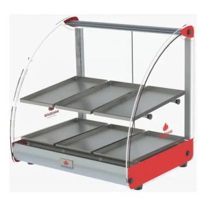 Vitrina caliente de vidrio curvo Progás PRV-06DE