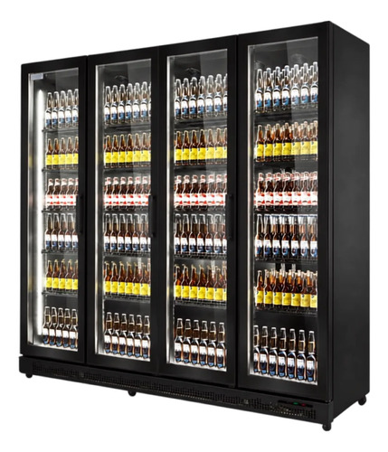 Freezer Comercial Vertical 4 Puertas De Vidrio 2200l Tgr - Imagen 2