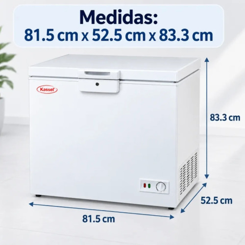 Freezer Horizontal Kassel 200l Clase A Llave - Imagen 5