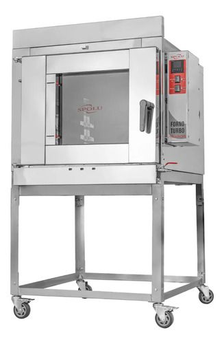 Horno Industrial Spolu Turbinado A Gas Con Visor 5 Bandejas