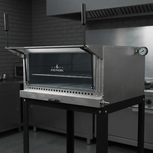 Horno Pizzero Pizzas Kenok 80x68x31 Cm Piedra Refractaria - Imagen 6