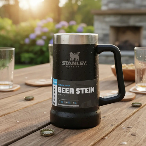 Jarra de cerveza Stanley Beer Stein hecha de acero inoxidable de 709mL - Imagen 3